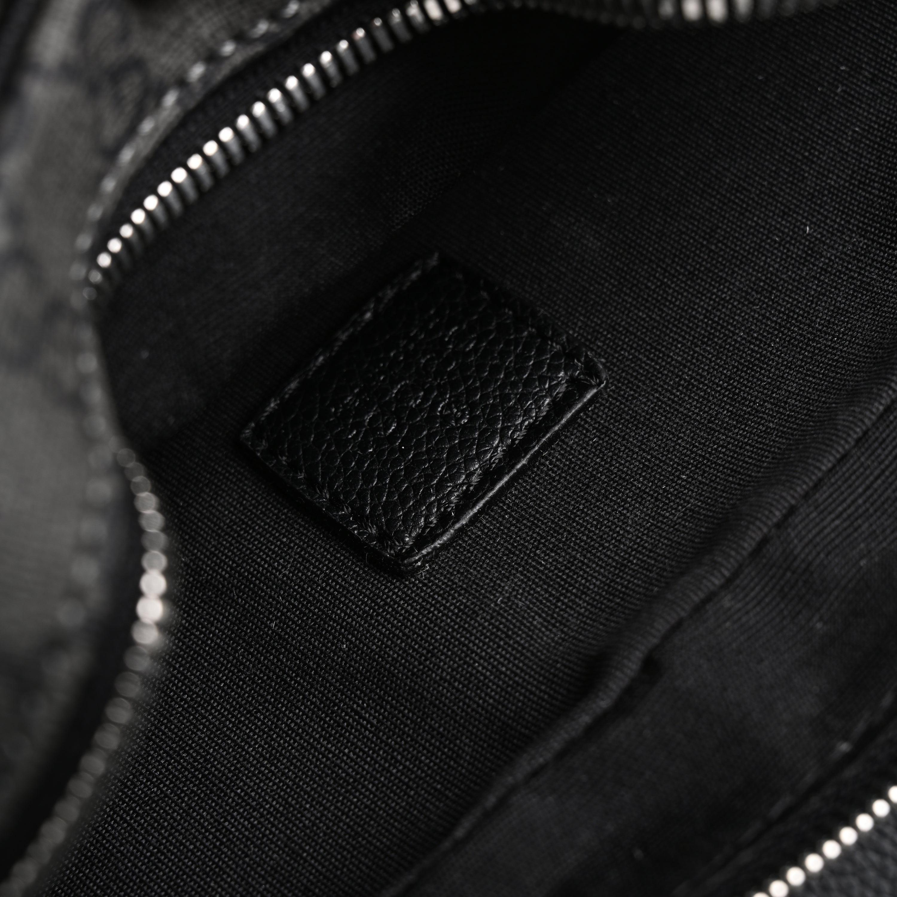 Gucci Ophidia GG Supreme Belt Bag – Black/Grey Monogram