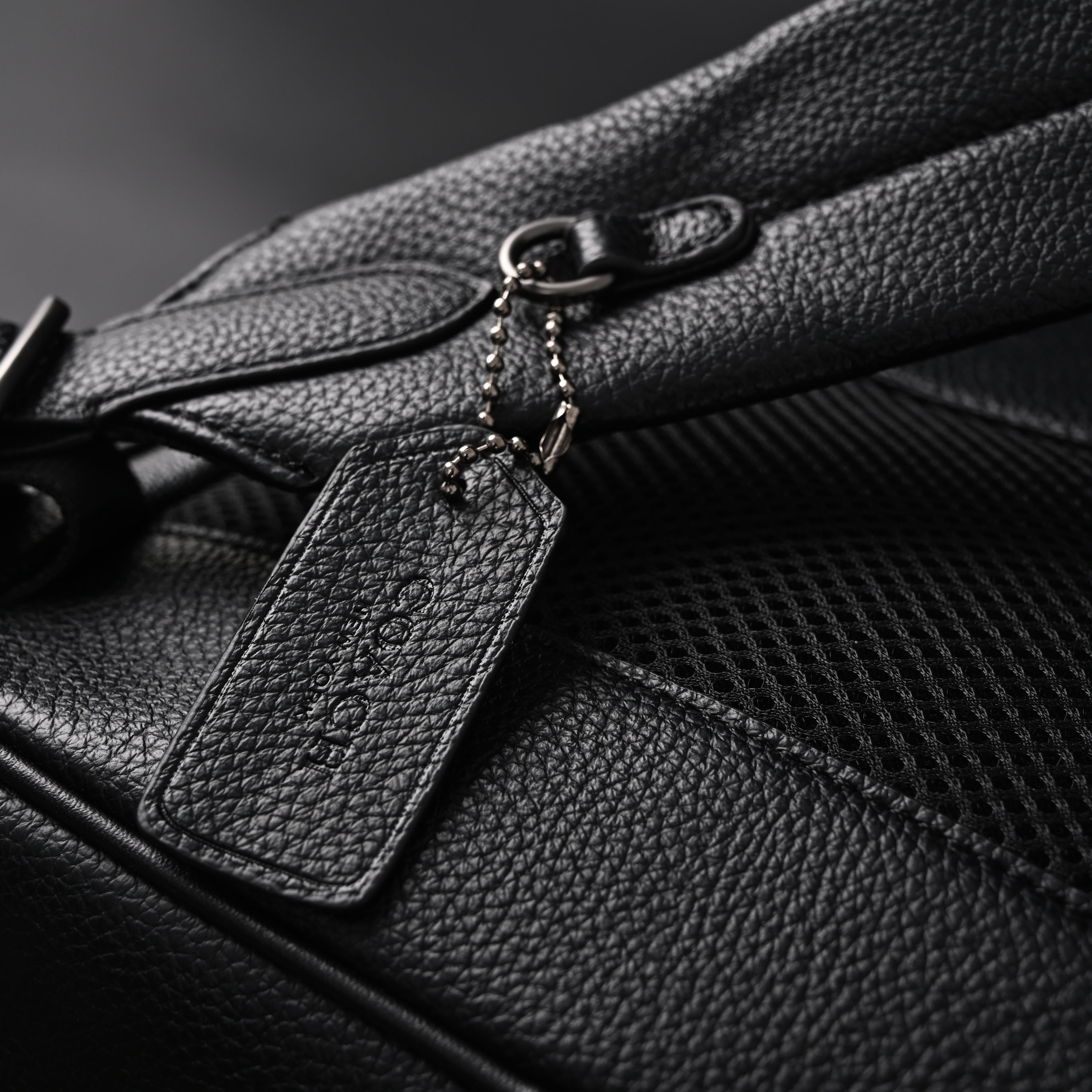 Coach Men’s Leather Backpack – Black Signature Canvas