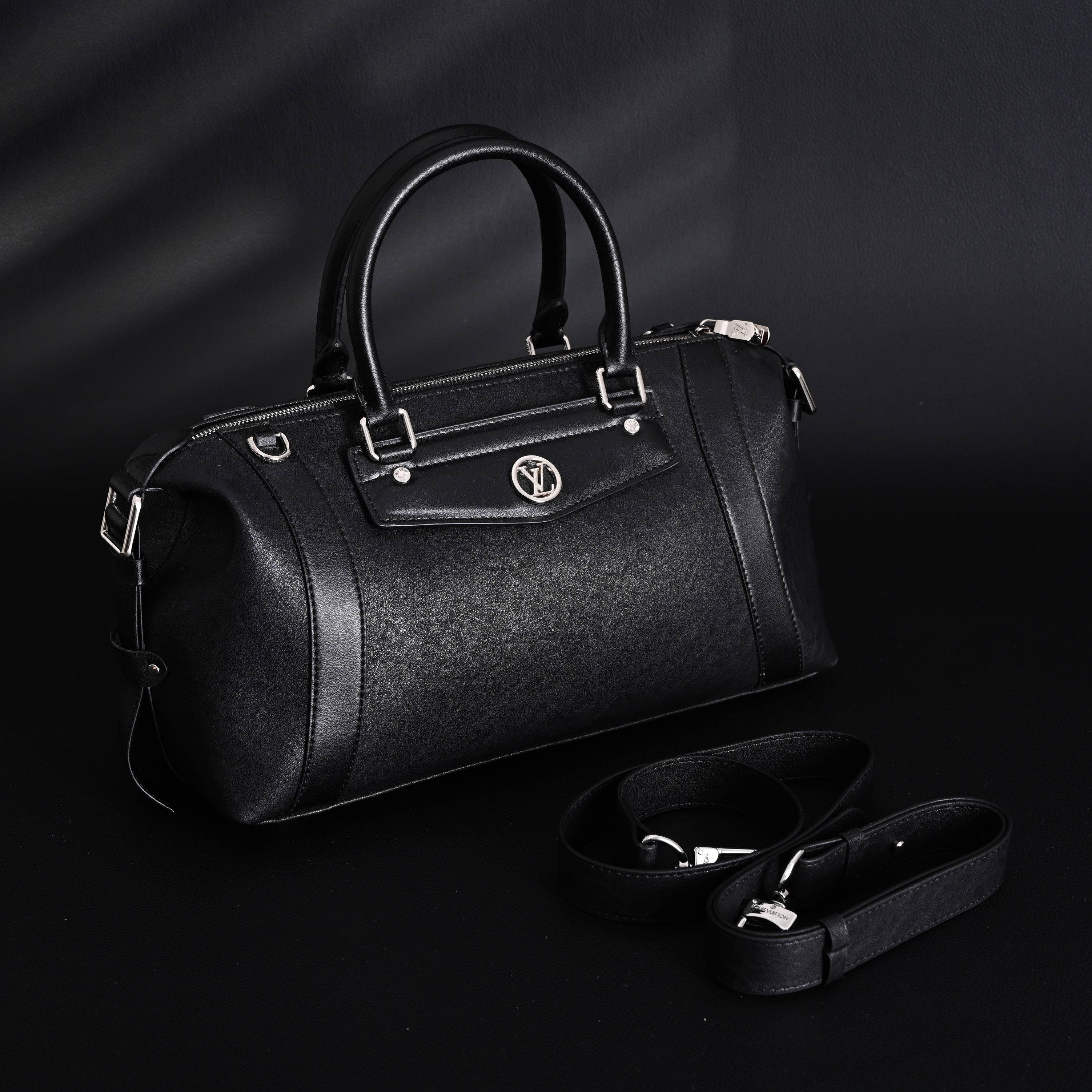 Louis Vuitton Nano Biker Bag in Black Lambskin Leather – Top Handle & Shoulder Carry (M14623)